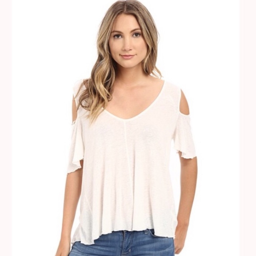 Free People Bittersweet Cold Shoulder Top